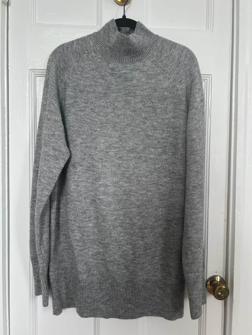 BOA | Grey Neck Women's Sweater Dress